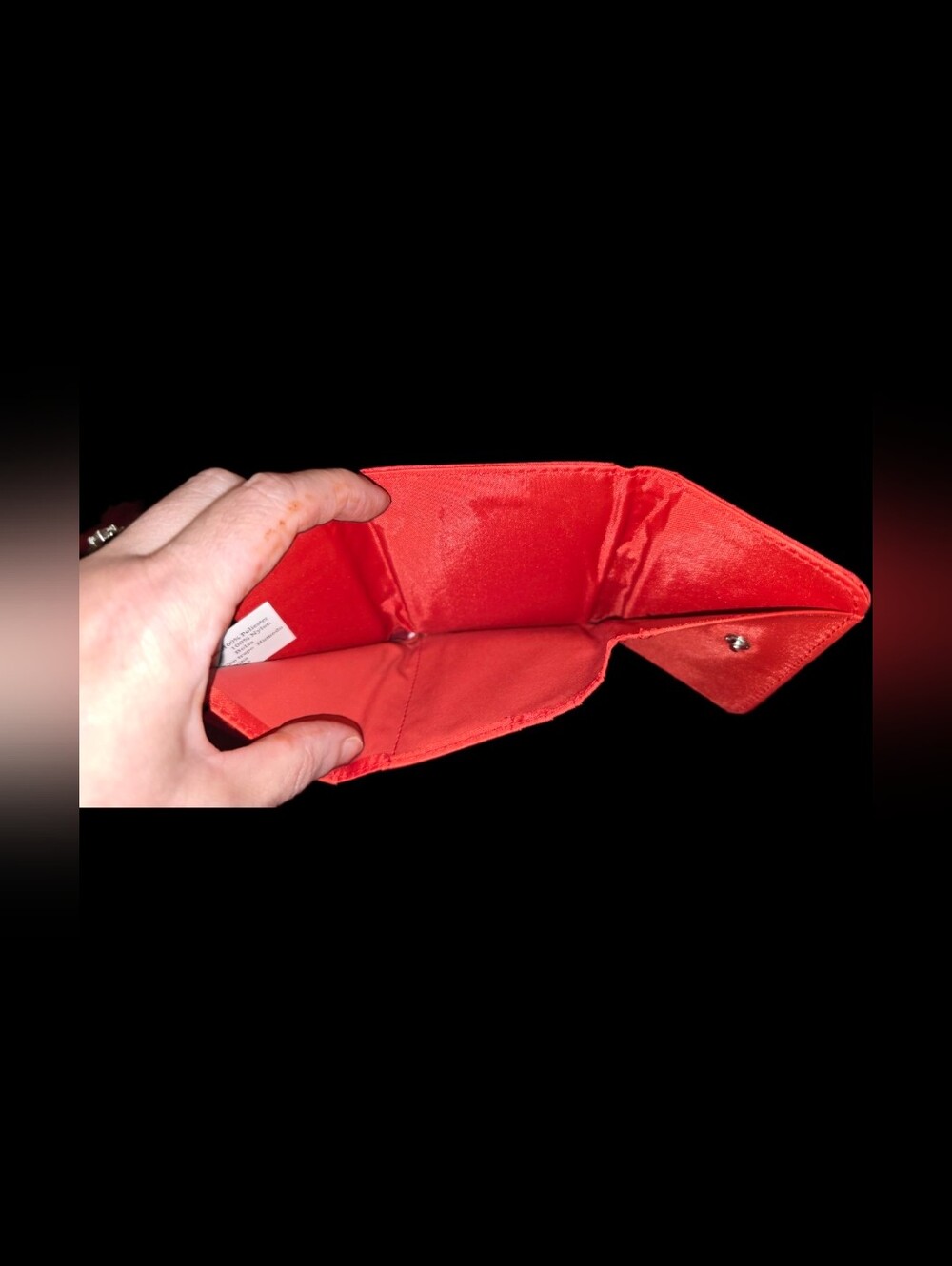 Red Compact Fold Wallet - Picture 4 of 4
